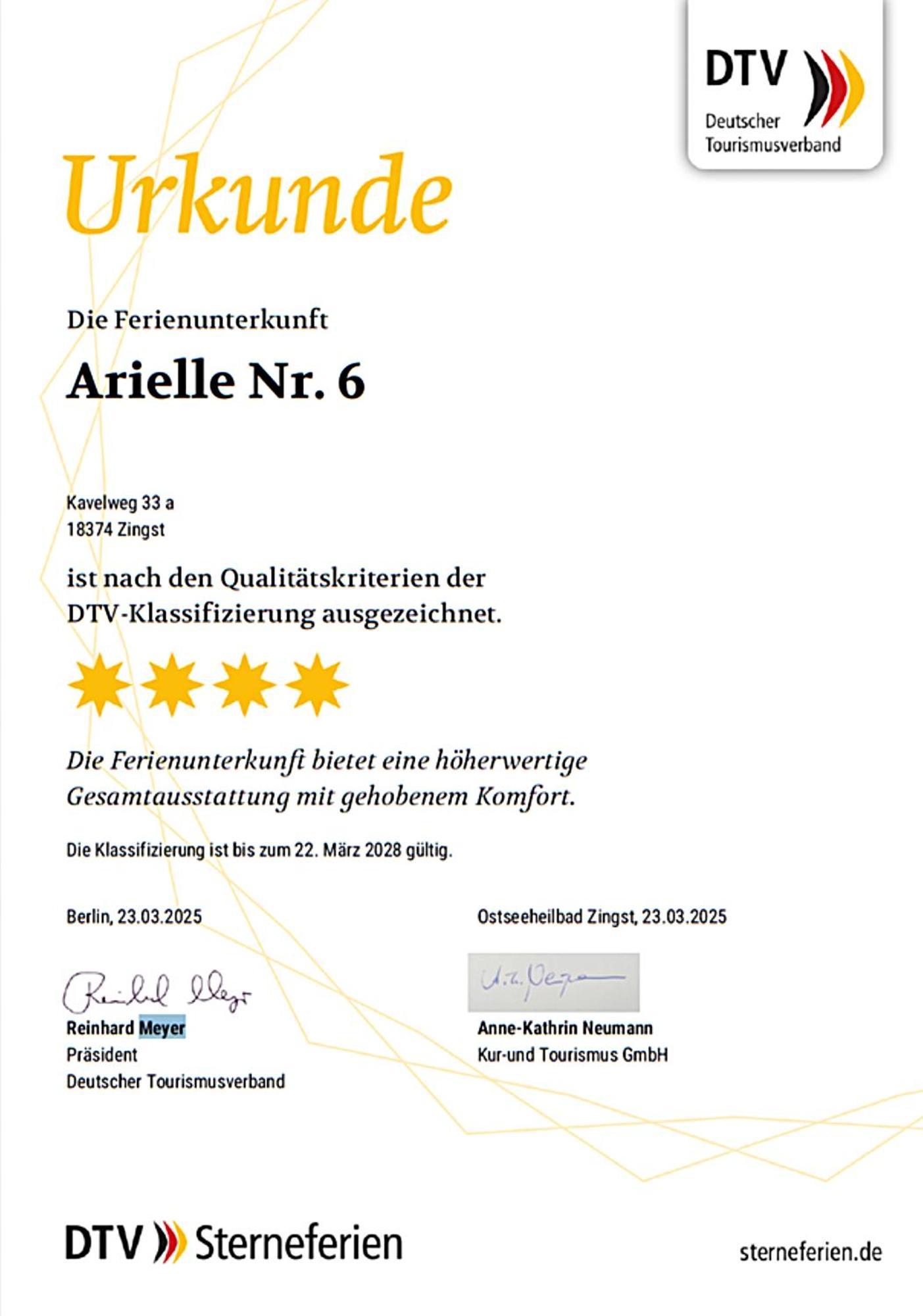 Ferienwohnung Arielle Nr. 6 Ostseeheilbad Ostseeheilbad Zingst Exterior foto